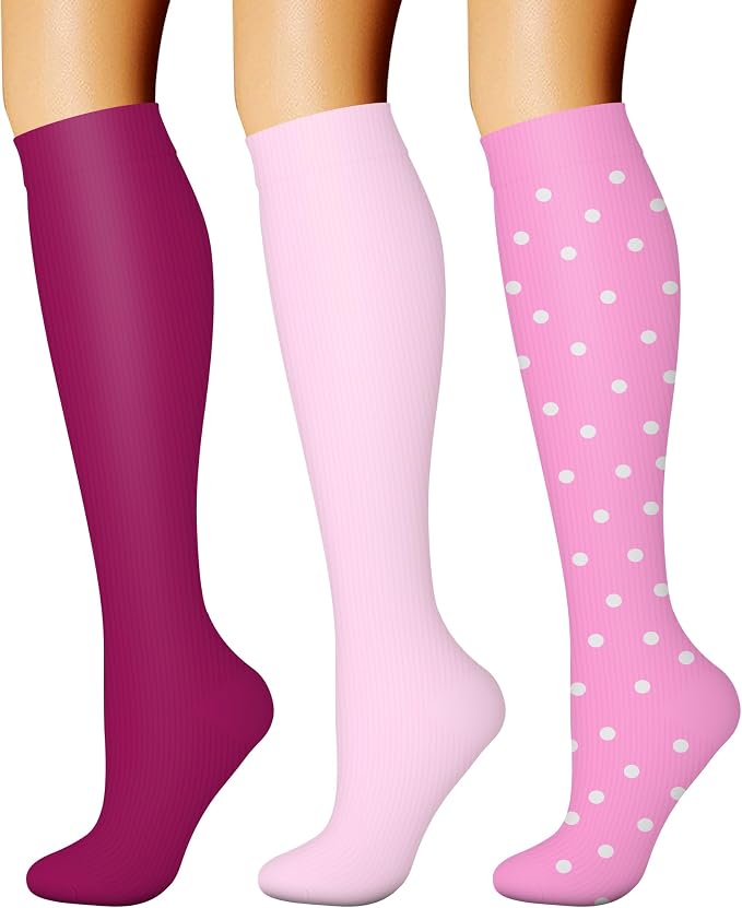 CHARMKING Compression Socks for Women & Men Circulation 15-20 mmHg is Best by CHARMKING