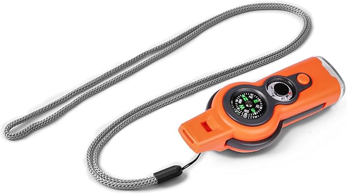 Emergency Survival Function Whistle, Outdoor Multifunctional Tool Safety Whistle - Image 5
