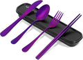 Travel Utensils with Case, Quatish Portable Silverware Set by Quatish