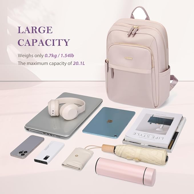 Travel Backpack for Women Personal Carry On Bag Business Weekender Hiking - Image 5