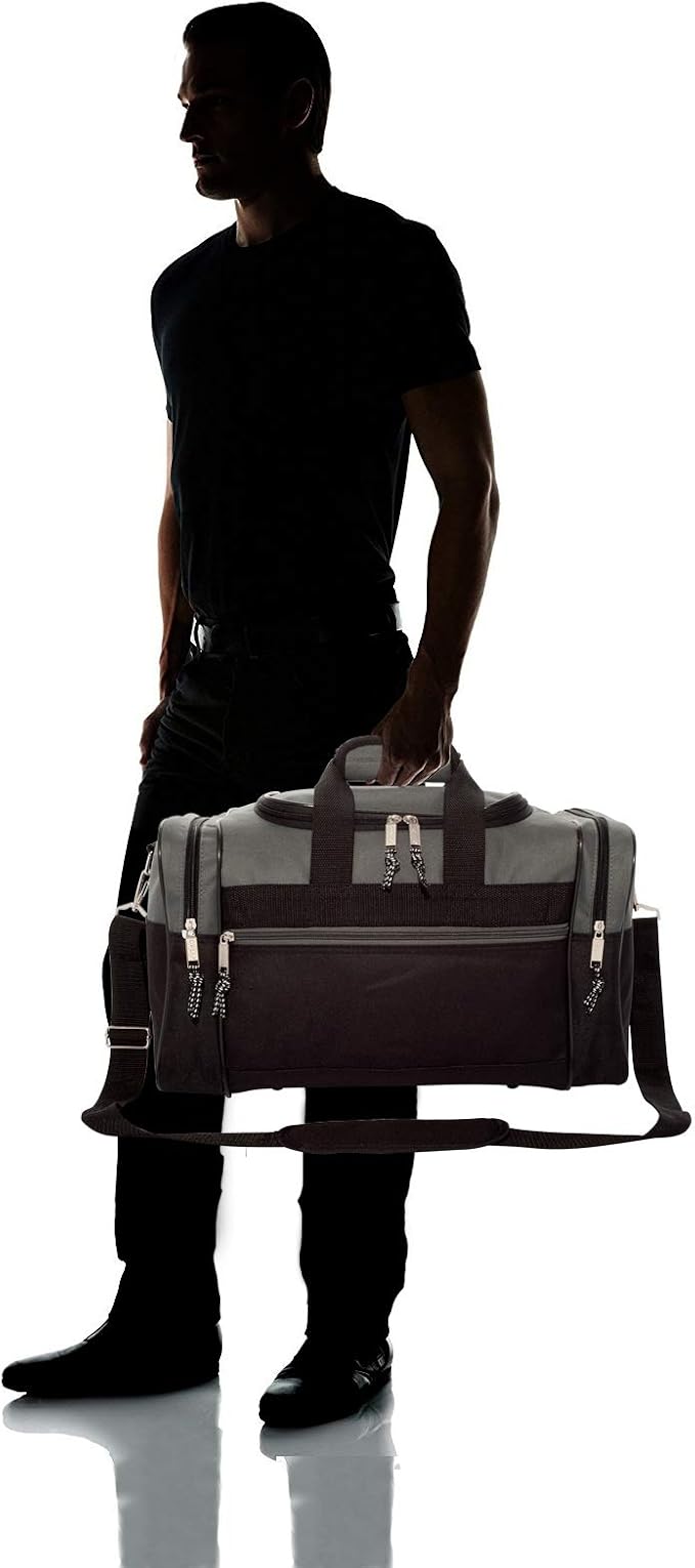 DALIX 17" Blank Duffle Bag Duffel Bag Travel Size Sports Durable Gym Bag - Image 7