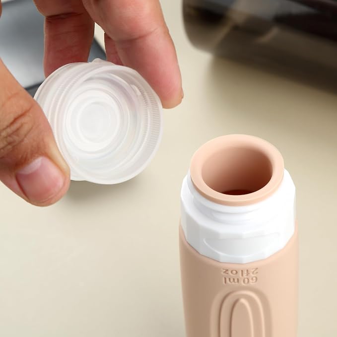 Travel Bottles for Toiletries, Tsa Approved 2oz Travel size Bottles, BPA Free - Image 9