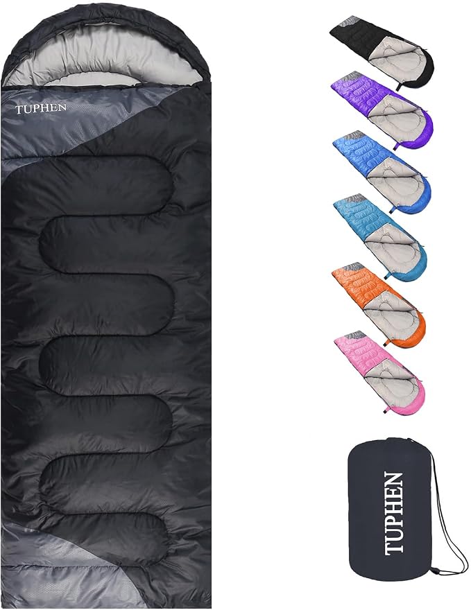 tuphen- Sleeping Bags for Adults Kids Boys Girls Backpacking Hiking Camping by tuphen