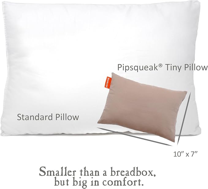 Pipsqueak Small | Tiny | Mini Pillow - 11in x 7in x 2.5in - Machine Washable - - Image 4