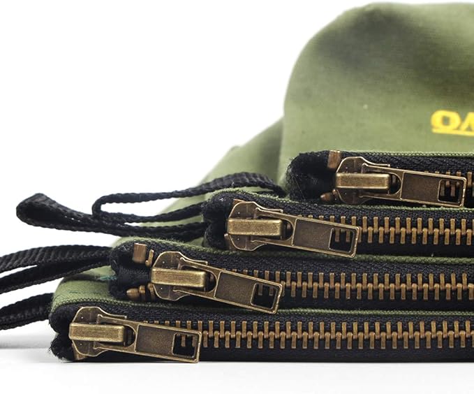 KERNOWO 4 Pack Upgrade Zipper Canvas Tool Pouch, 20 oz Heavy Duty Tool Bag - Image 4