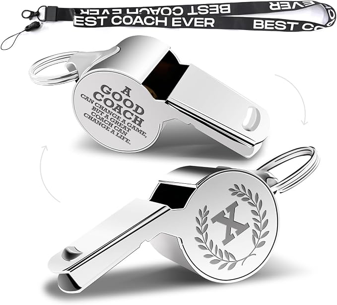 Letters Coach Gifts, Whistle for Coaches, Whistle Emergency, Thank You Coach by fkovcdy
