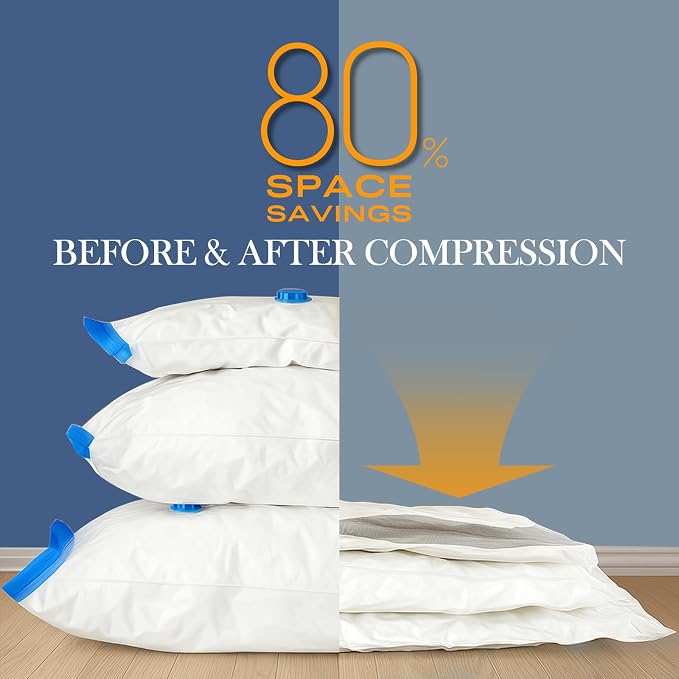 Vacuum Seal Bags for Clothing, 22 Pack Vacuum Storage Bags for Clothes - Image 4