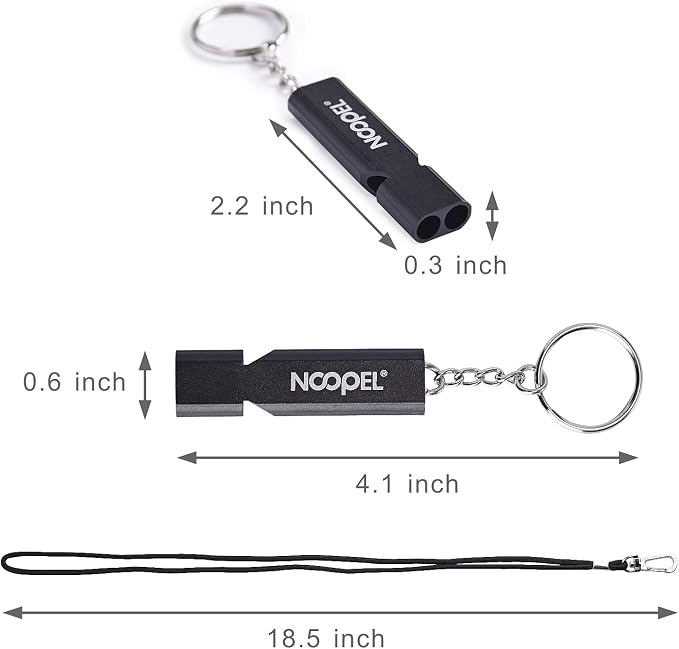 Noopel Emergency Whistles Lifeguard Safety Whistle - Image 3