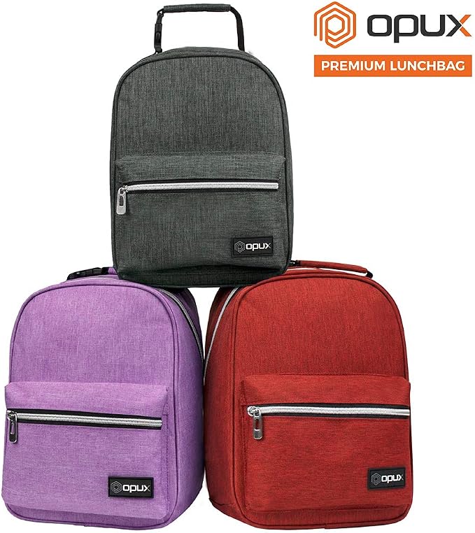 opux Lunch Box for Girls Boys Kids, Insulated Leakproof Lunch Bag, Reusable - Image 9