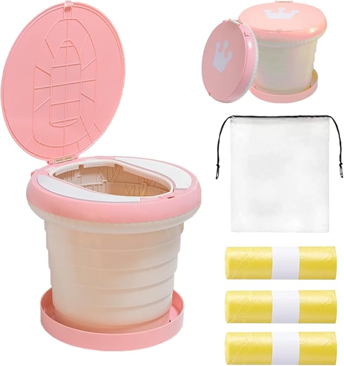 SunnySmile Travel Potty for Toddler, Portable and Foldable Toilet, Apply to by SunnySmile