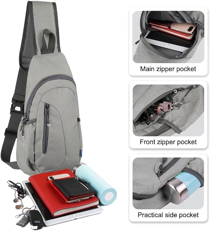 TITECOUGO Small Sling Bag, Lightweight Crossbody Backpack - Image 2