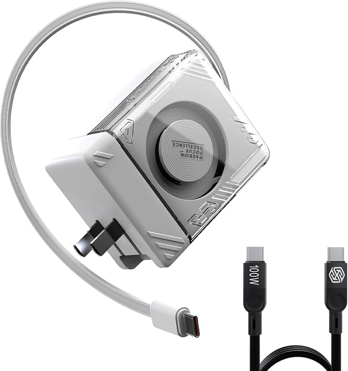 Nillkin FlexLine 65W for Retractable Wall Charger, Dual-Port by Nillkin