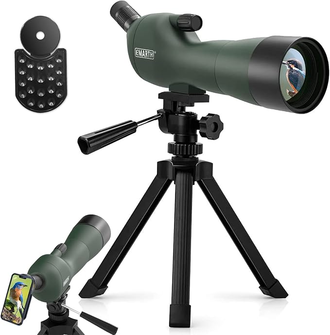 Emarth 20-60x60 Angled Spotting Scope by Emarth