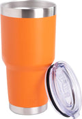 NORDAY | Tumbler with Lid - 30oz - Orange Insulated Tumbler - Stainless Steel by Norday