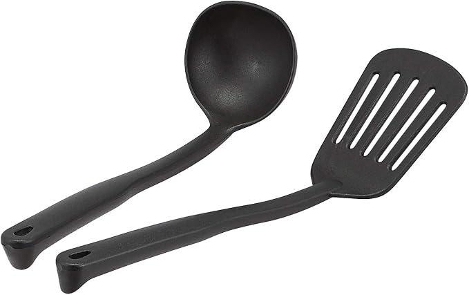 Amazon Basics Hard Anodized Non-Stick 12-Piece Cookware Set, Pans and Utensils - Image 6