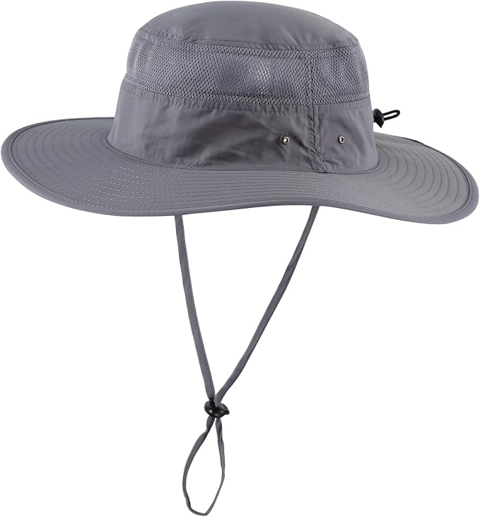 Home Prefer UPF 50+ Men's Sun Hat Wide Brim Bucket Hat UV Protection Hat by HomePreferHatsCaps