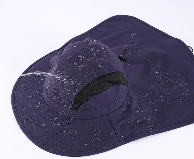 Home Prefer UPF 50+ Sun Hats for Men Women Wide Brim Fishing Hat - Image 4