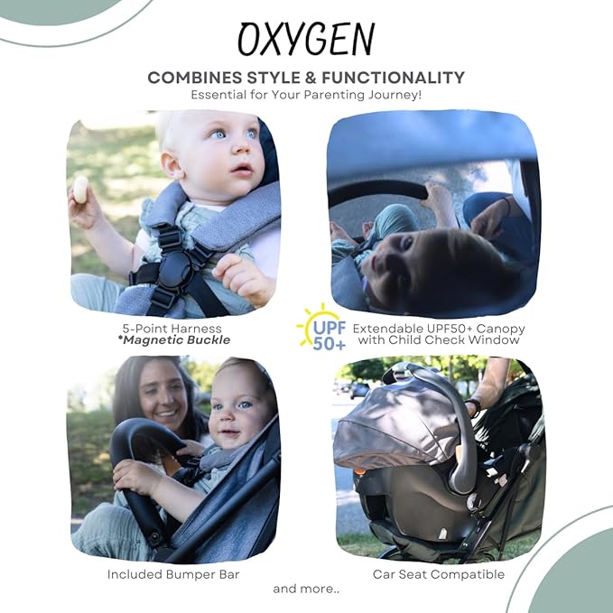 guzzie+Guss Oxygen v2 Lightweight Stroller – Compact, Travel-Friendly - Image 5