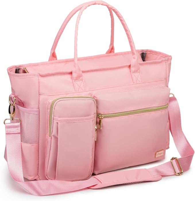 Laptop Tote Bag, Middle Size Computer Messenger Teacher Bag - Image 5