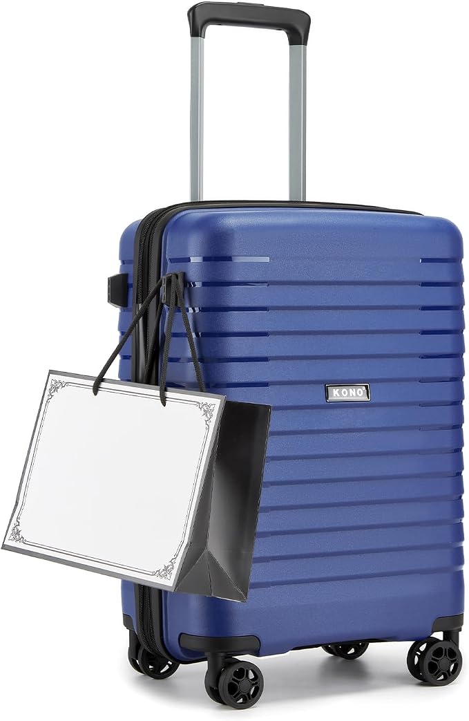 Kono 20 Inch Expandable Carry On Luggage - Image 9