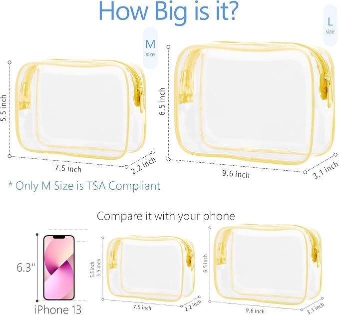 PACKISM Clear Makeup Bag - Image 3