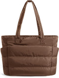 BAGSMART Tote Bag for Women, Lightweight Puffy Tote Bag by BAGSMART