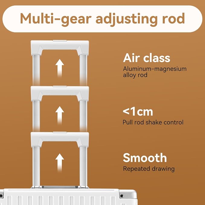 ROAMING Zipperless Luggage 24 Inch - Image 7