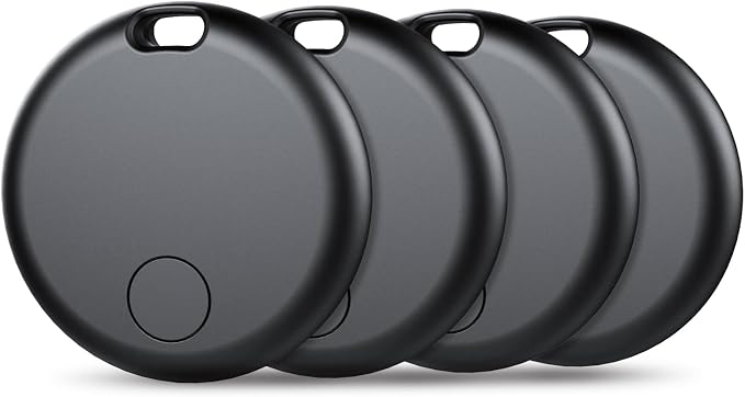 Air Tracker Tags-4 Pack: Smart Bluetooth Tracker, Item Finder Works by aowoka