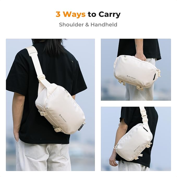 K&F Concept 2 in 1 Sling Bag Everyday Shoulder Bag & Multifunction Photography - Image 6