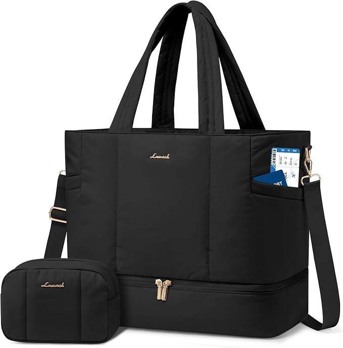 LOVEVOOK Travel Duffle Bag, Puffer Weekender Bags by LOVEVOOK