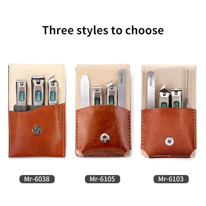 MR.GREEN 3 pcs Nail Clippers Set Stainless Steel Nail Clippers & Slant EDG - Image 7