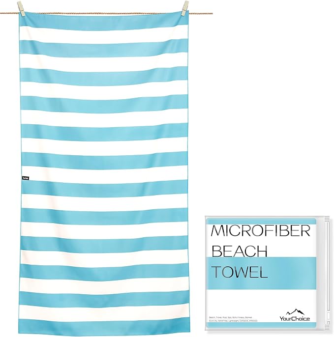 Your Choice Microfiber Quick Dry Sand-Free Beach Towel by YourChoice