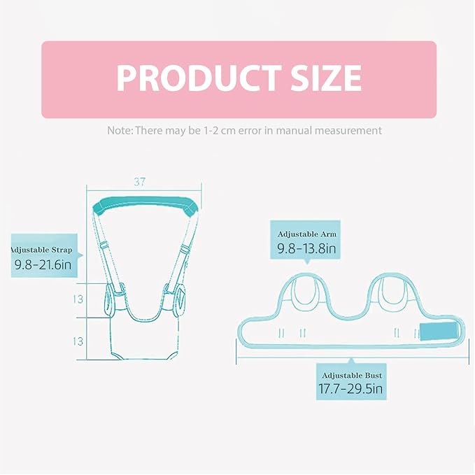 Baby Walking Harness-Handheld Assistant Belt- Toddler Infant Walking Aid - Image 2