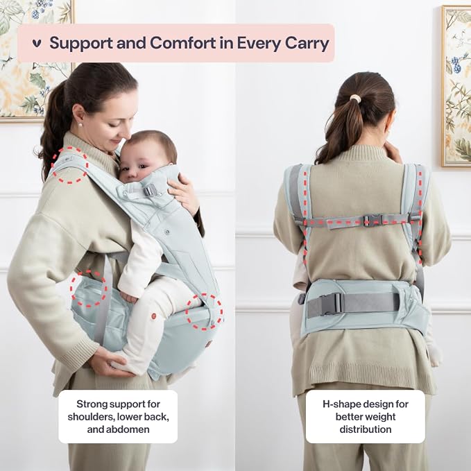 BabbleRoo Grow Carrier – 6-in-1 Baby Carrier - Image 4