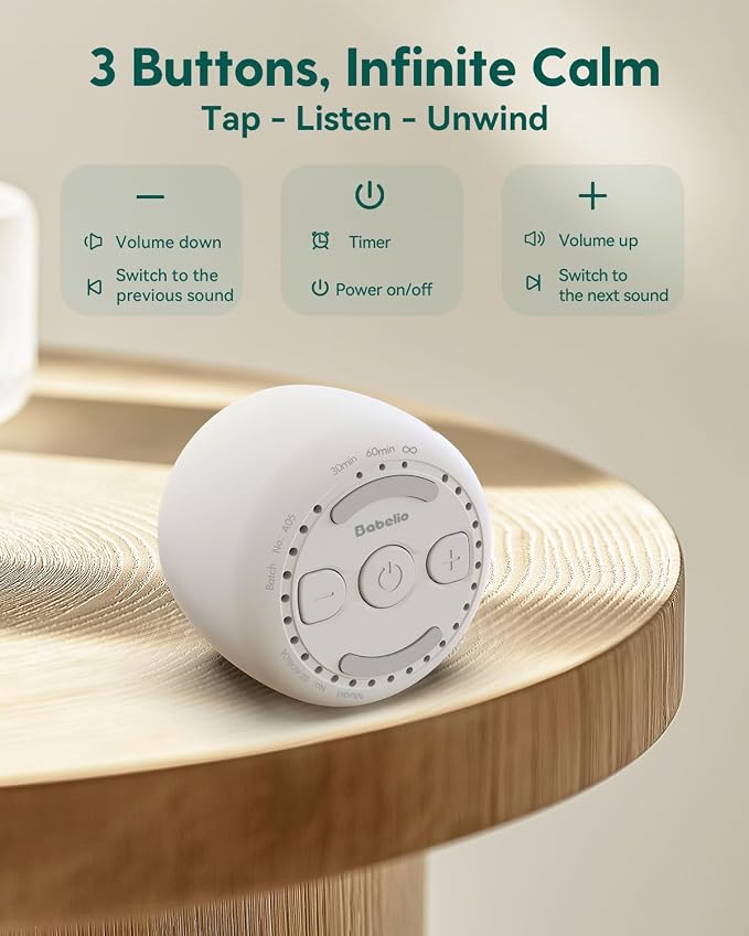 Babelio White Noise Sound Machine - Image 5