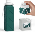 Portable Collapsible Water Bottles, BPA Free Food-Grade Silicone Reusable water by POPDIGITO