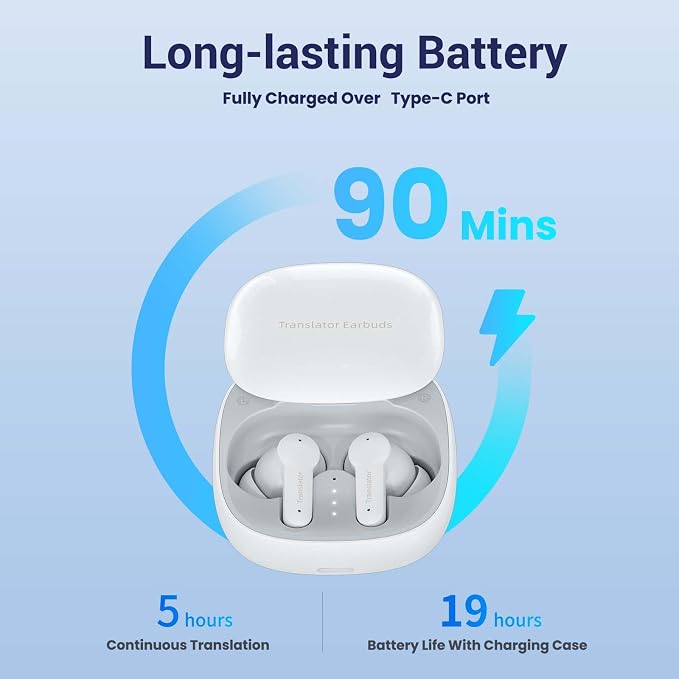 M3 Offline Translation Earbuds 74 Languages and Accents Lifetime-Free AI - Image 8