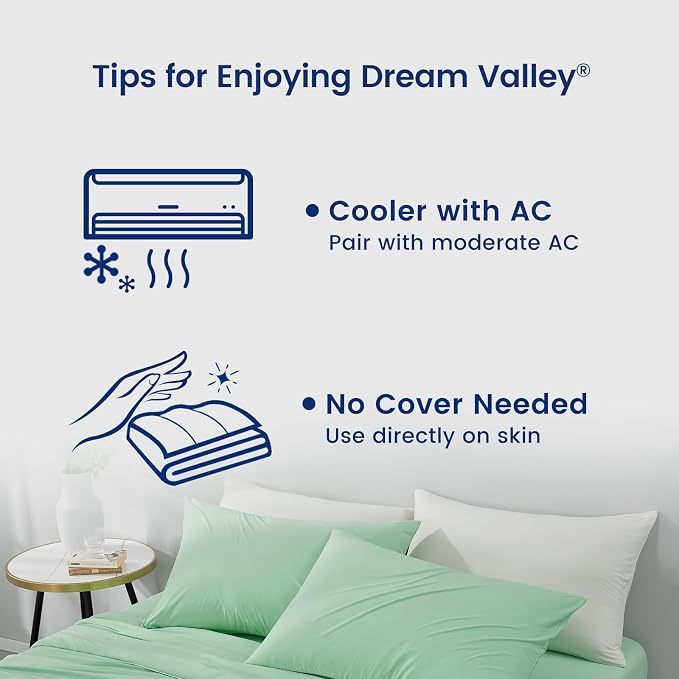 Dream Valley® Outlast® Deepsleep Cooling Comforter, Twin Size, NASA-Grade Space - Image 6