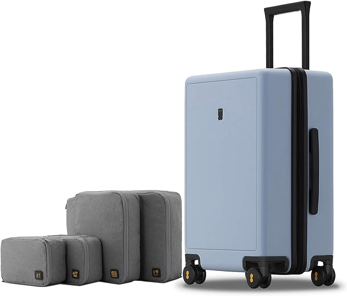 LEVEL8 Elegance Carry-on Suitcase, 20 Inch Carry on Luggage, Hardside Large by LEVEL8