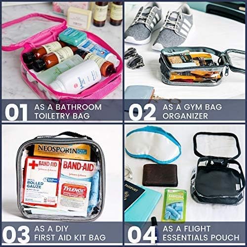 Clear TSA Approved 3-1-1 Travel Toiletry Bag - Image 7