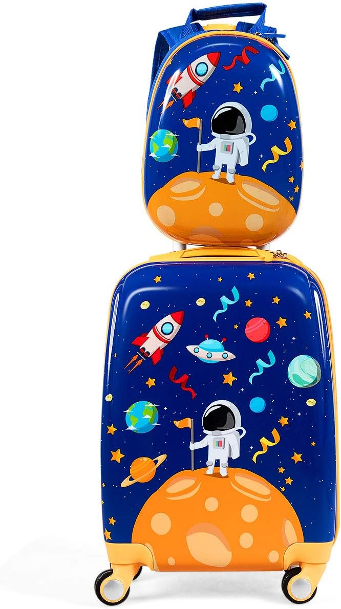 HONEY JOY Kids Luggage, Lightweight Toddler Suitcase, Durable ABS Hardshell - Image 9