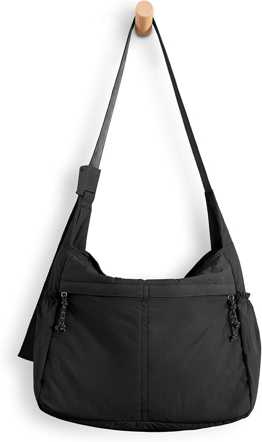 ODODOS 20L Crossbody Tote Bag Large Capacity Lightweight Hobo Shoulder Sling by ODODOS