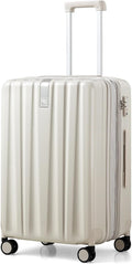 Hanke 24 Inch Expandable Checked Luggage Lightweight PC Hard Case luggage by Hanke