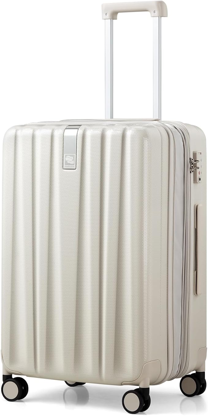 Hanke 24 Inch Expandable Checked Luggage Lightweight PC Hard Case luggage by Hanke