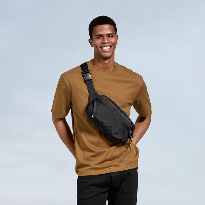 tomtoc 3.5L Sling Bag with RFID Blocking, Crossbody Bag Chest Shoulder Pack - Image 7