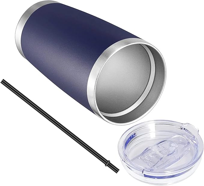 VEGOND 20oz Tumbler with Lid and Straw Stainless Steel Tumbler Cup Bulk Vacuum - Image 7