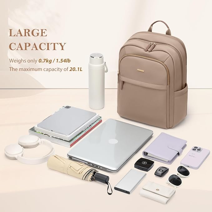 Travel Backpack for Women Personal Carry On Bag Business Weekender Hiking - Image 5