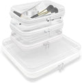 4PCS Clear Hard Zipper Case by Canumer