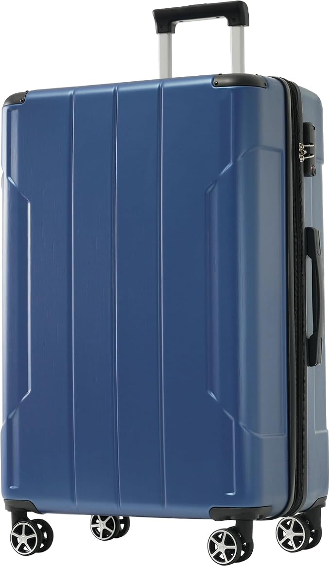 Merax 24 Inch Expandable Checked Luggage, Hardshell ABS Medium Suitcase by Merax