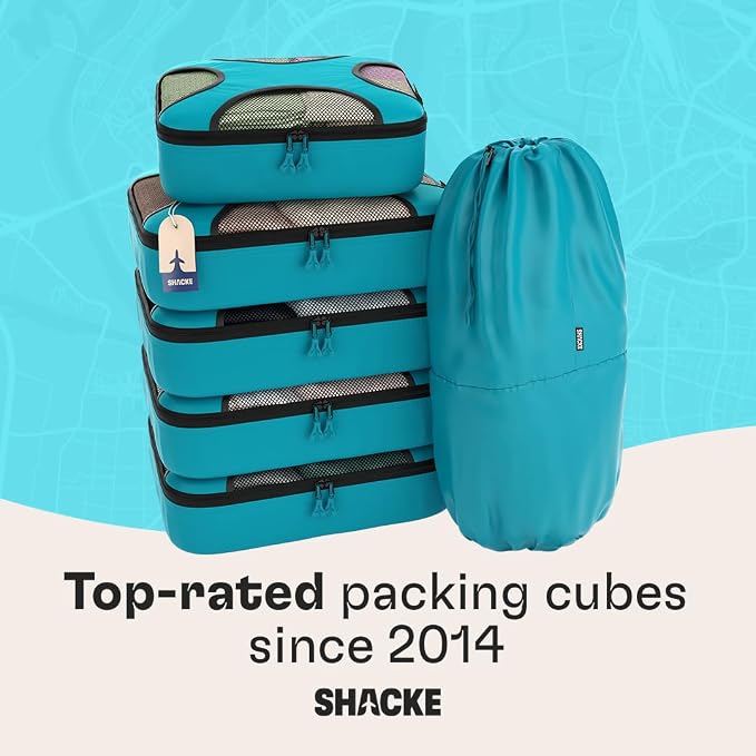 Shacke 6 Set Packing Cubes for Travel - Image 8